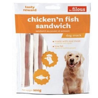 Les Filous Chicken N Fish Sandwich