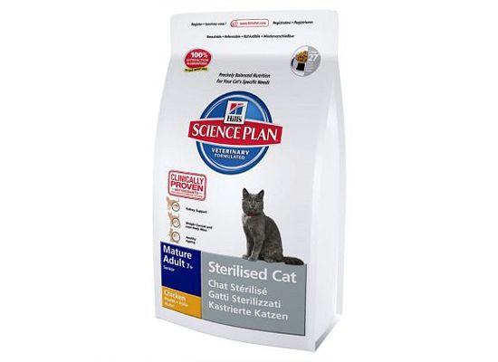 Hills Science Plan Feline Mature Adult 7+ Sterilised Cat Κοτόπουλο