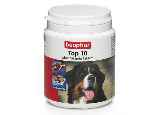 Beaphar Top 10 Dog - Πολυβιταμίνες για σκύλους 180 δισκία.