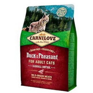 Brit Carnilove Cat Grain Free - Duck & Pheasant Hairball Control