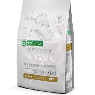 Nature's Protection SUPERIOR CARE -WHITE DOGS ADULT SMALL & MINI LAMB