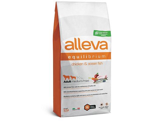 Alleva Equilibrium CHICKEN & OCEAN FISH ADULT MEDIUM - MAXI DOG