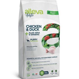 Alleva HOLISTIC CHICKEN & DUCK PUPPY MEDIUM DOG ALOE VERA