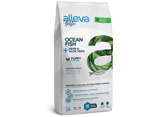 Alleva HOLISTIC OCEAN FISH PUPPY MAXI DOG HEMP & ALOE VERA
