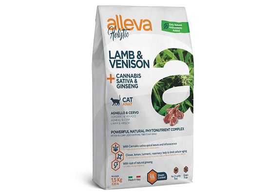 Alleva Holistic Lamb & Venison Cannabis Sativa & Ginseng Adult