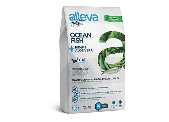 Alleva Holistic Ocean Fish, Hemp & Aloe Vera Adult