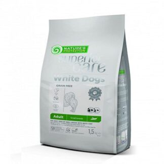 Nature's Protection WHITE DOG WITH INSECT ADULT SMALL BREED GRAIN FREE