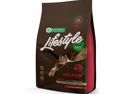 Nature's Protection LifeStyle SENIOR CAT SALMON GRAIN FREE