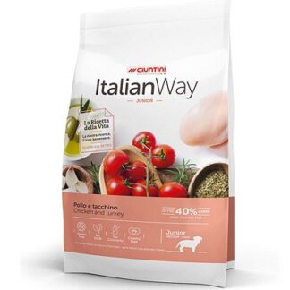 Italian way Junior medium - maxi breeds. Κοτόπουλο & Γαλοπουλα