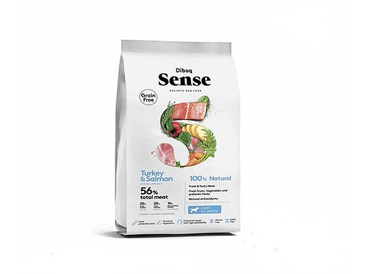 Dibaq Sense Holistic Grain Free Turkey & Salmon Puppy