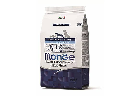 Monge Daily Line Puppy & Junior Medium Chicken 12kg