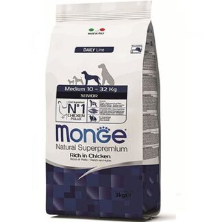 Monge Daily Line Senior Medium Chicken 12kg