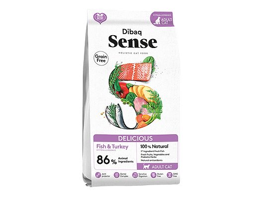 Dibaq Sense Cat Holistic Hypoallergenic Grain Free Delicious Fish