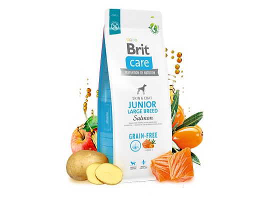 BRIT CARE Junior large breed salmon Grain free