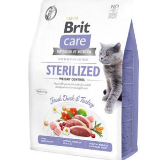 BRIT CARE Sterilized Weight Control Grain Free duck & turkey formula