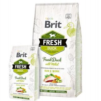 Brit Fresh Adult Run & Work. Duck with Millet