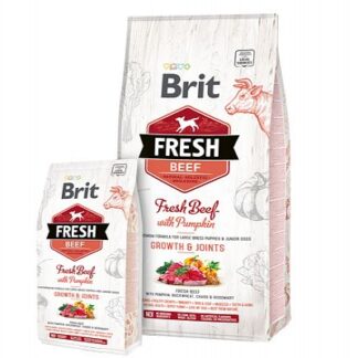 Brit Fresh Puppy Large. Beef with Pumpkin Bones & Joints