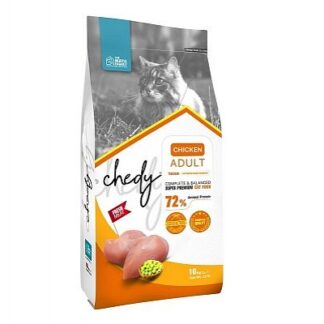 Maya Pet Family Chedy για ενήλικες γάτες με κοτόπουλο.