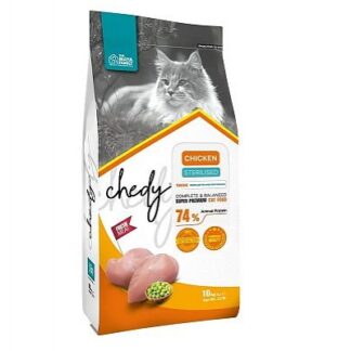 Maya Pet Family Chedy για στειρωμένες γάτες με κοτόπουλο.