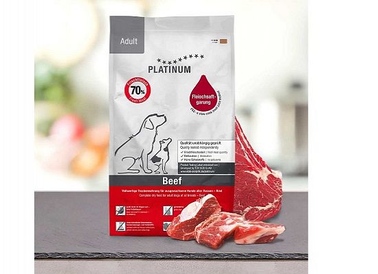 PLATINUM ADULT Μοσχάρι & Πατάτα Μαγειρευτή (FSG) Ξηρά Τροφή Σκύλου