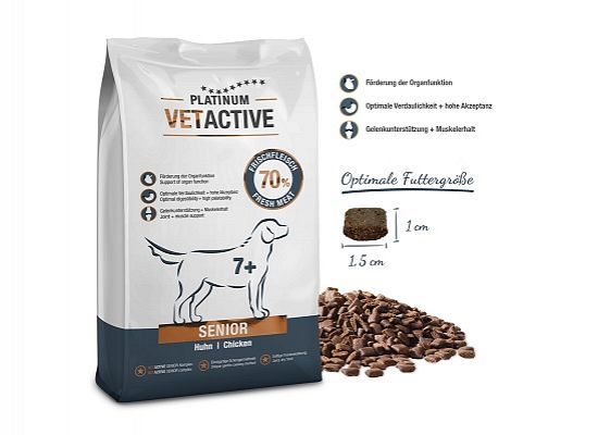 PLATINUM VETACTIVE Senior Μαγειρευτή (FSG) Ξηρά Τροφή Ηλικιωμένου Σκύ