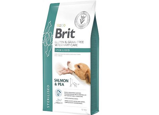 Brit Vetenirary Diets Veterinary Care Dog Grain Free Sterilised Salmon & Pea