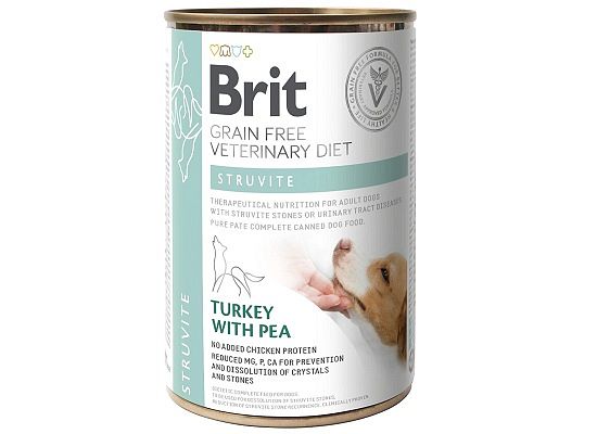 Brit Vetenirary Diets Κλινική Κονσέρβα Struvite 400gr για Σκύλο