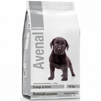 Avenal Puppy με κοτόπουλο και ρύζι.