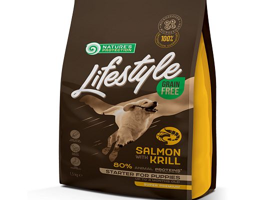 Nature's Protection Lifestyle Grain Free Salmon with Krill - Starter