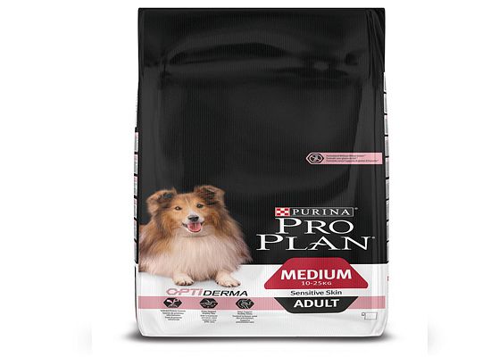 Pro Plan Medium Adult Sensitive Skin Optiderma Salmon Formula