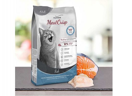 PLATINUM Meatcrisp Adult Fish Ενήλικες Γάτες με 82% Φρέσκο Ψάρι
