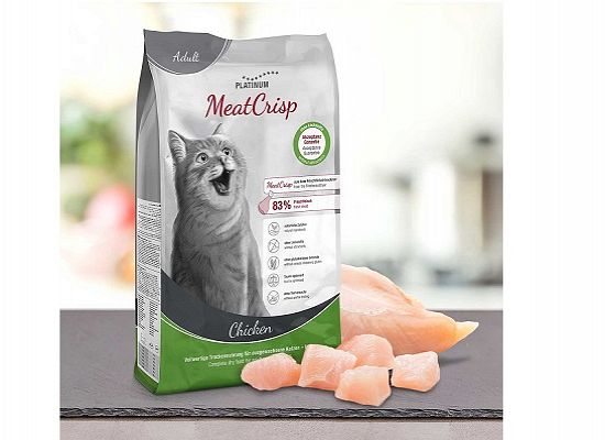 PLATINUM Meatcrisp Adult για Ενήλικες Γάτες με 83% Φρέσκο Κοτόπουλο