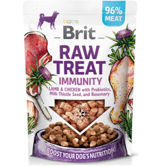 Brit Raw Treat Immunity Lamb & Chicken with Pobiotics