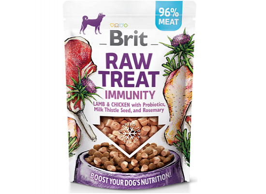 Brit Raw Treat Immunity Lamb & Chicken with Pobiotics