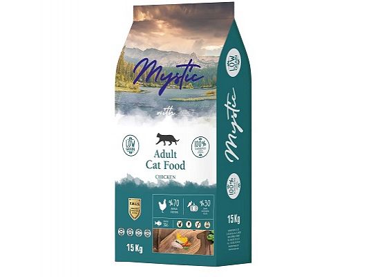 Mystic Low Grain Ξηρά Τροφή για Ενήλικες Γάτες με Κοτόπουλο