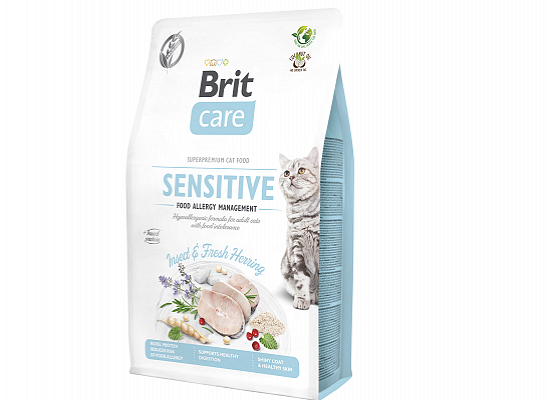 BRIT CARE Cat GF Sensitive FOOD ALLERGY Insect & Herring