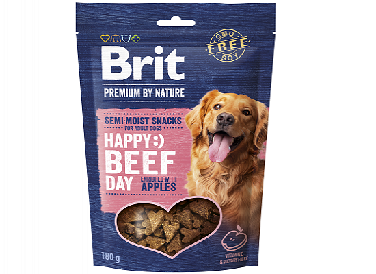 BRIT BY NATURE Dog Semi-Moist Snacks Happy