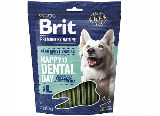 BRIT BY NATURE Dog Semi-Moist Snacks Happy Dental