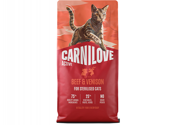 Brit Carnilove Beef & Venison for Sterilised Cats