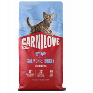 Brit Carnilove Cat Grain Free Kittens - Salmon & Turkey.