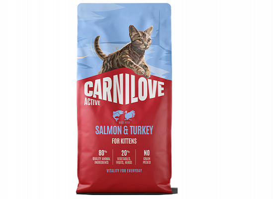 Brit Carnilove Cat Grain Free Kittens - Salmon & Turkey.
