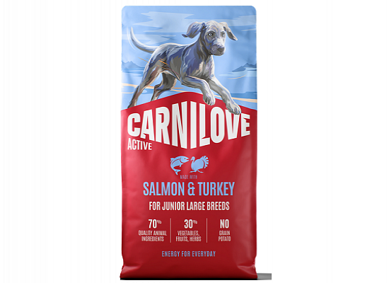 Brit Carnilove Salmon & Turkey Junior Large Breeds