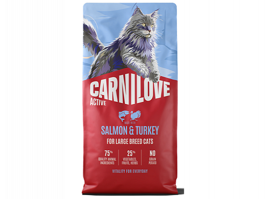 Brit Carnilove Salmon & Turkey for Large Breed Cats