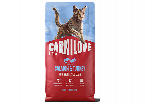 Brit Carnilove Salmon & Turkey for Sterilised Cats