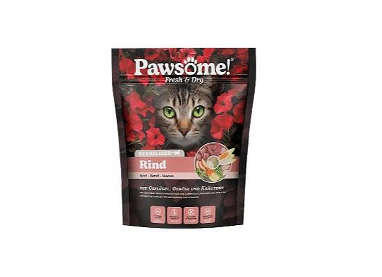 Pawsome Adult Sterilized Fresh & Dry Βοδινό