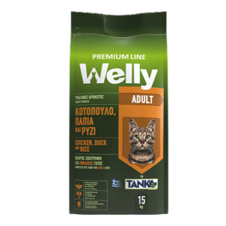 Welly Premium Line Adult με κοτόπουλο, πάπια και ρύζι