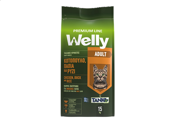 Welly Premium Line Adult με κοτόπουλο, πάπια και ρύζι