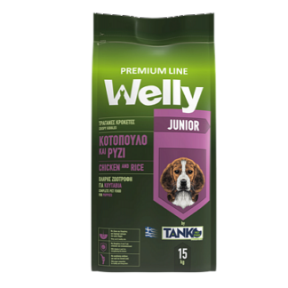 Welly Premium Line Junior με κοτόπουλο και ρύζι