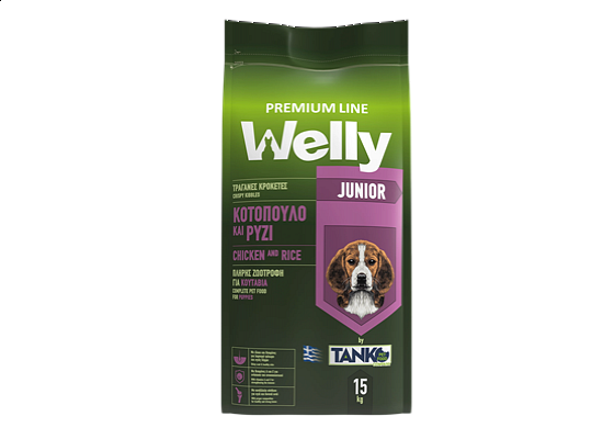 Welly Premium Line Junior με κοτόπουλο και ρύζι
