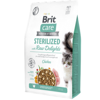 BRIT CARE Cat Sterilised with Raw Delights Chicken